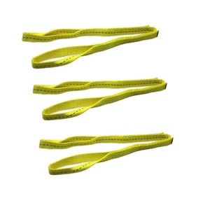 3 Pack Webbing Lifting Cargo Sling Duplex Hoist Strap Heavy Duty 1"x3' Max 3200 - Bild 1 von 7