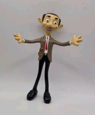 Mr Bean Figure Bendable Toy figure 14cm 1990 TM Tiger aspect production Rare toy - image 1 of 4