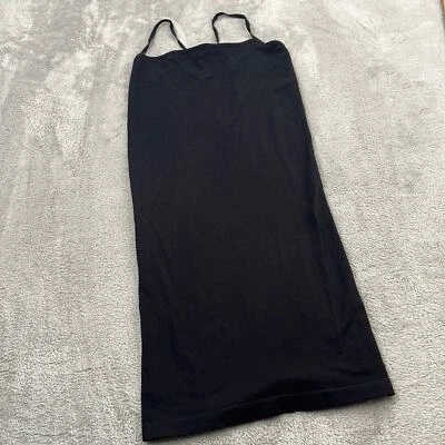 NUEVO Mini Vestido Camisón Free People XS/S Íntimamente Negro Sin Costuras Foto 1 de 4