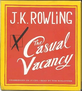 Casual Vacancy by J. K. Rowling (2013, CD, Unabridged) - Adult Fiction Audiobook - Picture 1 of 2