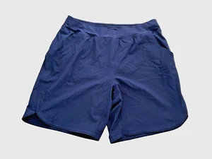 NWOT Lands' End 9” Quick Dry Board Shorts Swim Navy Blue Women's Size 18W - Picture 1 of 6