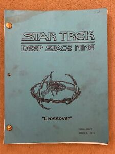 DEEP SPACE NINE Script Used on Set, 1994 Crossover Episode, Alexander Siddig