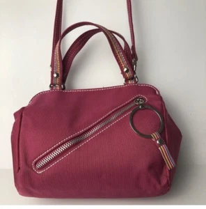 VTG Tommy Hilfiger Bag Women Pink Crossbody Shoulder Hand Bag Purse Barbiecore - Picture 1 of 15