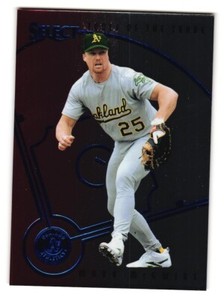 1997 Pinnacle Select Frank Thomas Mark McGwire Tools Of The Trade Card #19 of 25