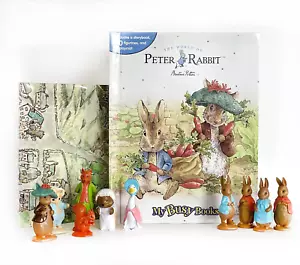 Peter Rabbit / the World of Beatrix Potter My Busy Books - Storybook, 10 Figurin - Picture 1 of 12
