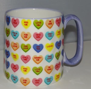 10SS 10 Fresa Street Artesanal Colección CANDY HEARTS Love Taza ¡Taza astillada! - Imagen 1 de 8