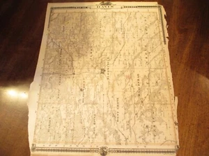 MAPA DEL CONDADO DE DAVIS, MAPA DEIOWA CA 1870-80, NOMBRES DE PROPIETARIOS - Imagen 1 de 1