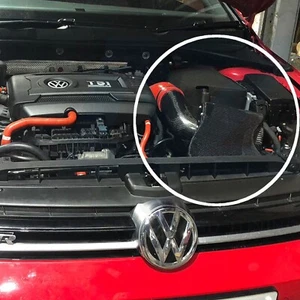 Kohlefaser Ansaugkit + Ansaugschlauch VW Golf Mk7 R/GTI Audi S3 8V rot - Bild 1 von 11