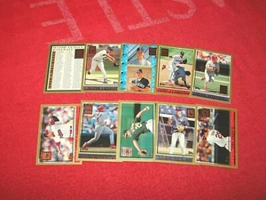 1998 TOPPS BASEBALL 10 DIFFERENT MINTED IN COOPERSTOWN PARALLEL CARDS (18-56) - Picture 1 of 1