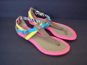 NEW SPERRY TOP-SIDER  5.5 Flat Neon leather Sandal Shoes - Picture 1 of 6