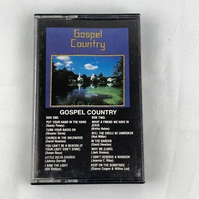 Gospel Country By The Top Stars Of Country Cassette Compilation VG - Image 1 of 4