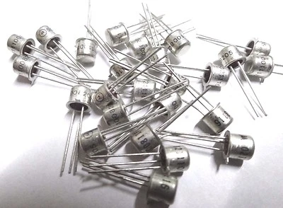 pack of 25 Motorola 50211100 PNP metal case TO18 small signal transistor joblot - Image 1 of 4