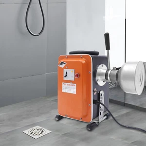 Macchina pulizia tubi dispositivo pulizia tubi pulitore scarico 750 W 16 mm pulizia tubi - Foto 1 di 11