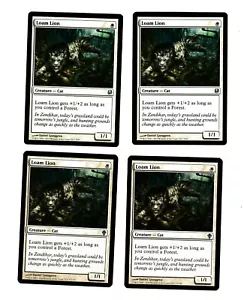 4x Loam Lion EX Worldwake Duel Decks Mtg Magic EDH 4x x4 - Picture 1 of 2