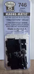 Kadee 746 Prototype Head Long Centerset Metal Coupler Type E 2 Pairs O Scale - Picture 1 of 2