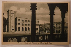 Postkarte Novara Portici del Tribunale und Palazzo delle Poste Postkarte - Bild 1 von 2