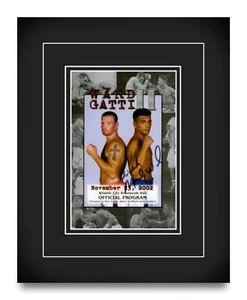 Foto autógrafa firmada por Mickey Ward de 10x8 boxeo FIB liviana exhibición de regalo certificado de autenticidad - Imagen 1 de 3