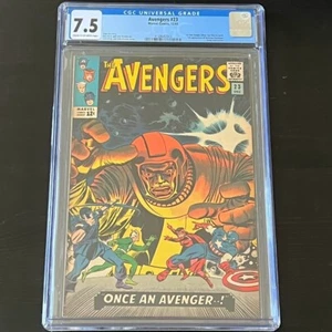 Avengers #23 (Marvel 1965) ⭐ CGC 7.5 ⭐ 1ª Ravonna Renslayer! Cómic de John Romita - Imagen 1 de 3