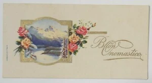 06606 71/tt Biglietto di auguri - Buon Onomastico - Picture 1 of 4