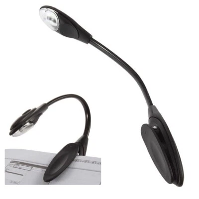 LED reading light clip on book light mini adjustable reading light easy to carry - Image 1 of 3