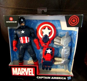 Nuevo en caja 9" FIGURA DE ACCIÓN CAPITÁN AMÉRICA con escudo turbo + refuerzo + guantelete - Imagen 1 de 3