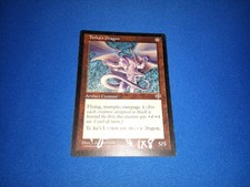 MTG Magic Teeka's Dragon Signed Artist Proof x1 Mirage Liz Danforth