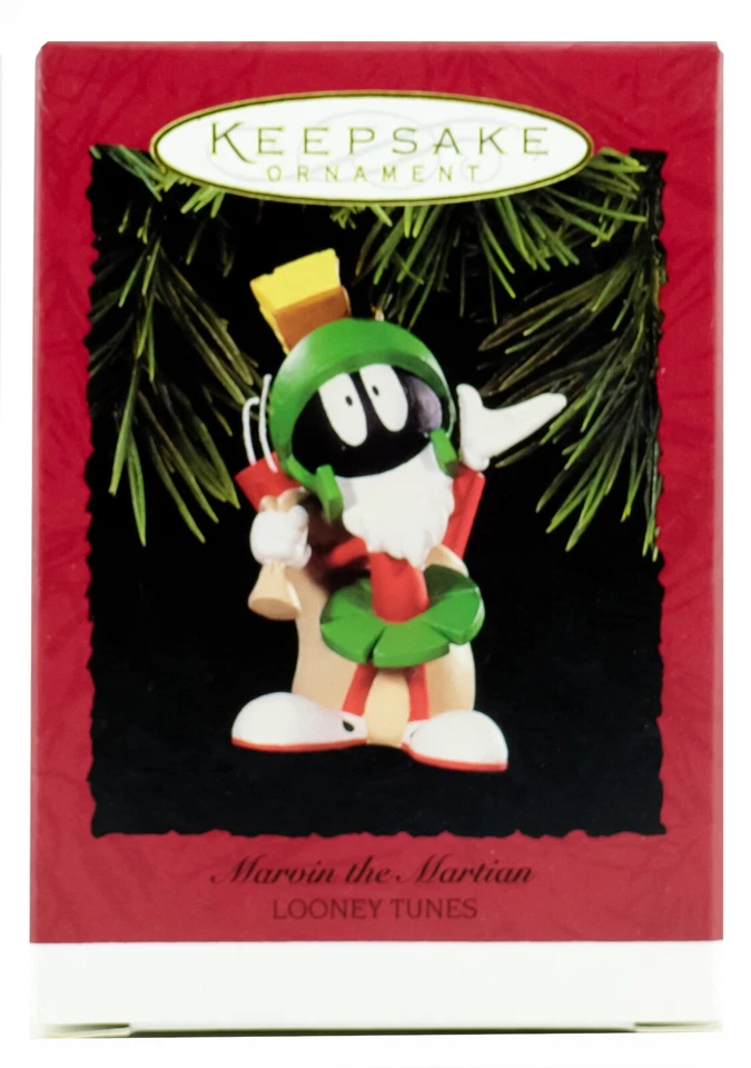1996 Hallmark Christmas Ornament Marvin The Martian QX5451