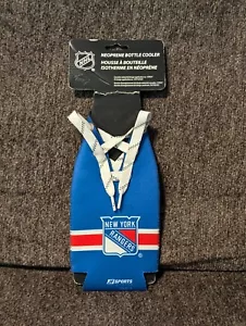 Camiseta de neopreno con cordones New York Ranger rara abrebotellas hockey cerveza rara NHL - Imagen 1 de 2