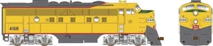 Bowser 24597 HO EMD F9AM reconstruido con línea de rama grande quitanieves Rock Island #4168 - Imagen 1 de 1