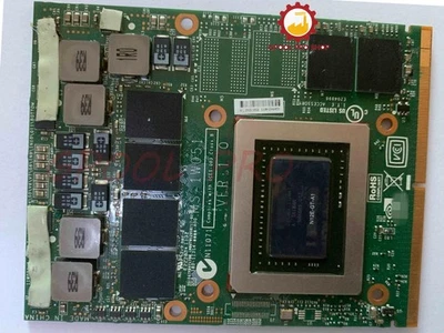 For MSI GT70 GT60 GX660R GT660 MS-1W051 GTX 570M/1535MB 1.5GB DDR5 Video CARD - Image 1 of 2