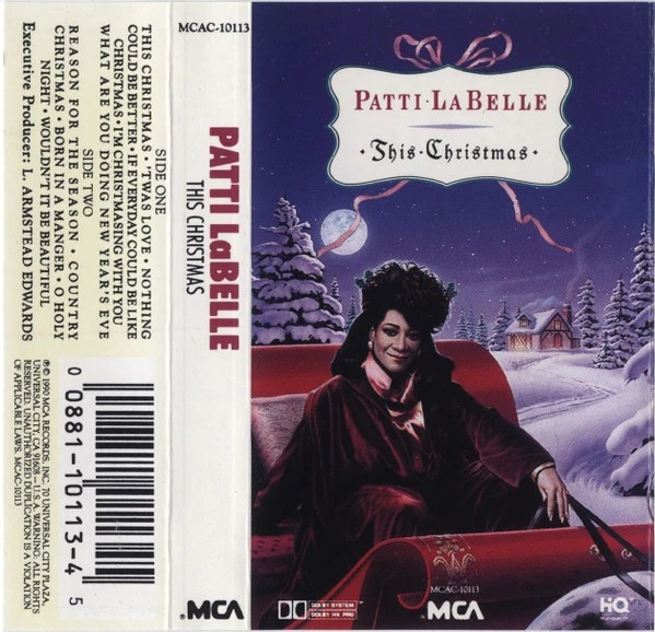 New: PATTI LABELLE - This Christmas - CASSETTE TAPE - Image 1 of 1