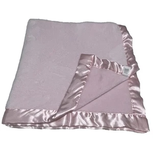 Walgreens rosa super ultraweiche Babydecke Plüsch Satinborte Sicherheit 34x37,5 - Bild 1 von 16