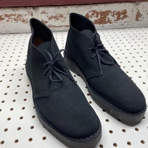 Clarks Desert Boots Black Suede Herren Größe 9 EU 42 Made In England Schwarz - Bild 1 von 19