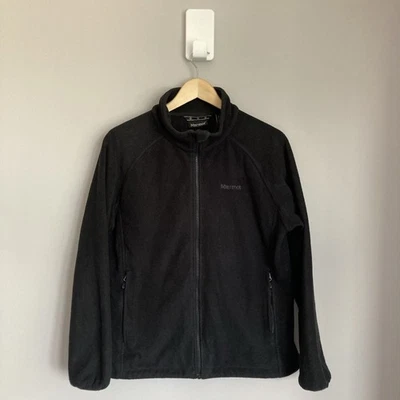 Marmot Fleece Jacket Womens Large Black Walking Layer Warm Soft - Image 1 of 4