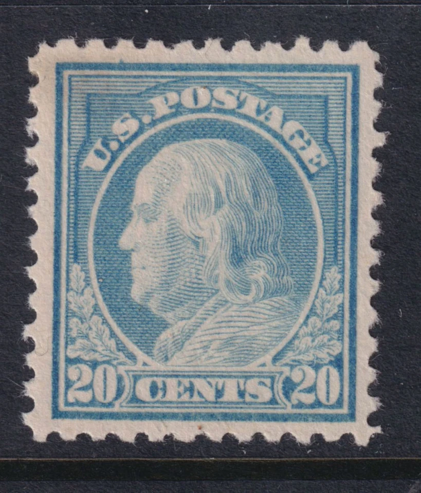 Ben Franklin 1917 20c ultra Sc 515 MLH XF con sello único original (HF Foto 1 de 1