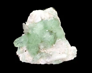 Minerales de estilbita apofilita verde natural India #I 805 - Imagen 1 de 8