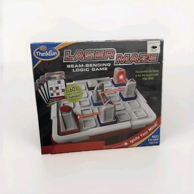 ThinkFun Laser Maze Beam-Bending Logic Game 60 Challenges New Sealed- STEM  - Image 1 of 2