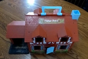 Vintage (1980) Fisher Price Little People Family Tudor House #952  - Picture 1 of 6