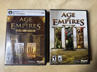 Age of Empires III & Age Of Empires 3 Gold Edition CIB - Image 1 of 4