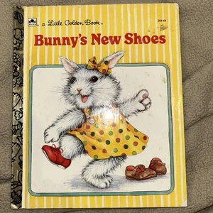 BUNNY'S NEW SHOES 1987 BUNNY RABBIT LITTLE GOLDEN BOOK TITLE # 204-64 - Bild 1 von 7
