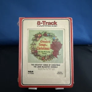 John McCarthy Chorale  The Greatest Songs of Christmas 8 Track  New & Sealed - Picture 1 of 2