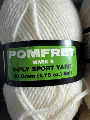 Hilo deportivo Brunswick pura lana virgen 4 capas POMFRET MARK II Foto 1 de 4