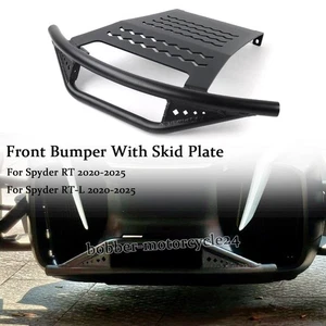 Accesorio parachoques delantero con placa de deslizamiento negro para Can-Am Spyder RT-L 2020-2025 - Imagen 1 de 8