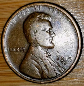 1919 S/S Lincoln Wheat Penny Rpm Error - Picture 1 of 3