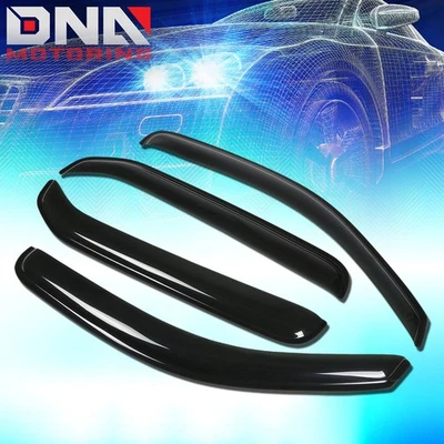 PARA 05-15 XTERRA N50 HUMO TINTE OSCURO VENTANA VISERA CORTINA/VENTILACIÓN VIENTO/LLUVIA DEFLECTOR Foto 1 de 4