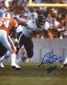 KURT BECKER Signed Photo Chicago Bears SB XX Champs vs Tampa #54  COA - Bild 1 von 1