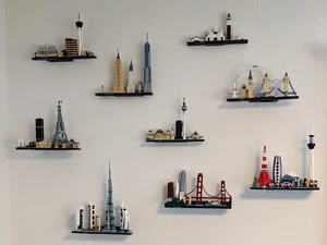 Wandhalterungen für Lego Architecture Skylines - 13 Städte 21026 21027 21028 21032.. - Bild 1 von 33