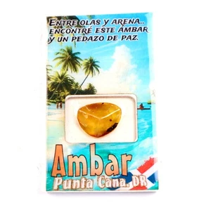 Exquisite Unique Handcrafted Amber Fridge Magnet  Punta Cana  Dominican Republic - Picture 1 of 5