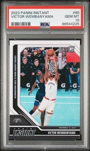 Victor Wembanyama 2023-24 Panini #60 NBA Rookie Card Spurs 1 of 6522 PSA 10 Gem - Picture 1 of 2