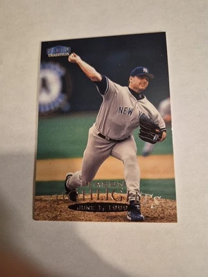 ROGER CLEMENS 1999 FLEER TRADITION UPDATE SEASON HIGHLIGHTS #U-143 FREE SHIP - Image 1 of 2